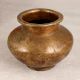 Vintage Handmade Brass Holy Water Pot in Antique Finish