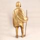 Handcrafted Brass Mahatma Gandhi Statue in Antique Brown Finish