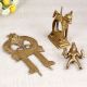 Brass Statue of God Sitting on Horse with Prabhavali for Decor