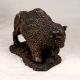 Handmade Brass Statue of North American Bison Buffalo for Decor
