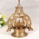 Handmade Hanging Gajalakshmi Oil Lamp Made of Finest Brass
