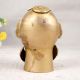 Vintage High-Quality Brass Gauri Head Statue from Gujarat