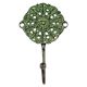 Antique Green Round Floral Wall Brass Decorative Hook