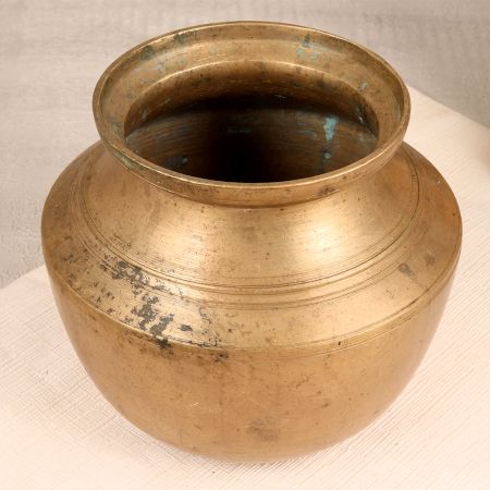 South Indian Finest Brass Holy Pot for Indoor Planter