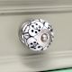 Black Floral Knob