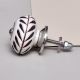 White Etched Ceramic Floral Cabinet Knobs Online