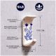 Ceramic Blue Floral Sticky Hook for Wall