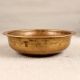 Elegant Brown Brass Bowl for Temple and Home Decoration