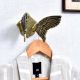 Antique Aluminium Eagle Wings Wall Hooks
