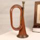 Handmade Bugle Musical Instrument Made of Brass and Copper