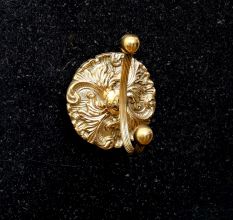 Handmade Brass Golden Finish Hook for Hanging Clothes