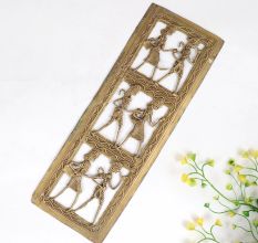 Decorative Vintage Brass Tribal Wall Art for Home Decor