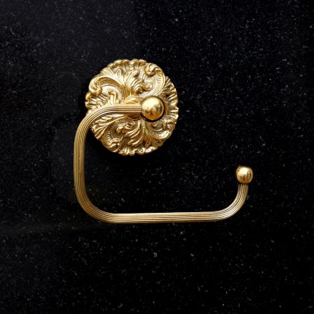 Modern Golden Brass Toilet Paper Holder for Bathroom