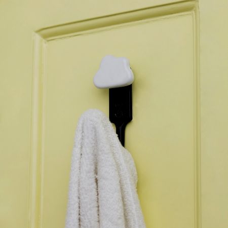 White Cloud Ceramic Hook