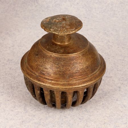 Vintage Brown Bell Metal Elephant Bell for Home Decor