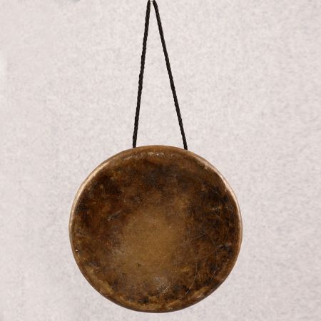 Finest Bell Metal Tibetan Gong in Antique Brown Finish