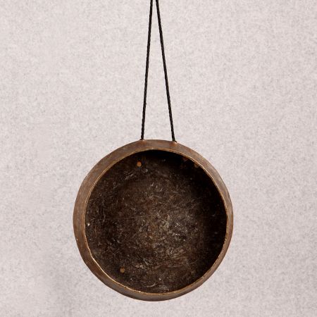 Handmade Brown Bell Metal Tibetan Gong for Hanging