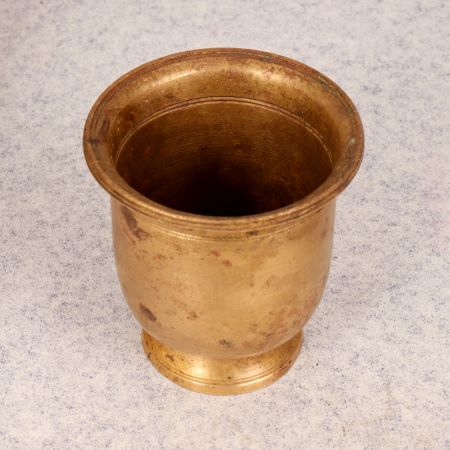 Handmade Finest Brass Panchpatra Pot for Prayer Room