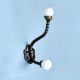 Solid White Ceramic Iron Coat Hanger