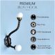 Solid White Ceramic Iron Coat Hanger