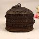 Indian Brass Jewelry Box in Odisha Art for Home Decoration