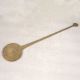 Brown Finish Brass Flat Cooking Spoon for Vintage Collection
