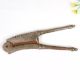 Grey Brass and Iron Betel Nut Cutter Sarota for Decoration