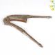 Grey Brass and Iron Betel Nut Cutter Sarota for Decoration