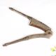 Grey Brass and Iron Betel Nut Cutter Sarota for Decoration