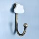 White Cloud Ceramic Metal Hook Antique Fitting
