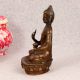 Dark Finish Handmade Brass Buddha Statue for Decor