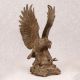Handcrafted Finest Brass Statue of Eagle in Attacking Position