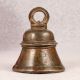 Vintage Handmade Brass Hanging Bell for Temple