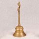 Vintage Brass Garuda Brass Bell in Brown Finish for Prayer