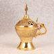 Handmade Golden Shiny Brass Incense Burner for Decor