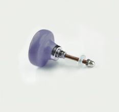 Purple Ceramic Button Knob