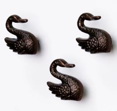 Decorative Swan Wall Hooks Vs Drawer Knobs 3 Pieces