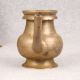 Antique Brown Handmade Brass Water Pot for Home Decor