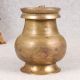Antique Brown Handmade Brass Water Pot for Home Decor