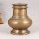 Brown Handmade Water Pot with Spout Made of Brass