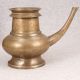 Brown Handmade Water Pot with Spout Made of Brass