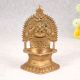 Beautiful Handmade Brass Gajalaxmi Oil Lamp for Prayer