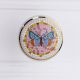 Handcrafted Multicolor Butterfly Ceramic furniture Knob With Gold Work