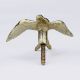 Decorative Golden Eagle Wall Hooks 3 Pieces