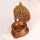 Premium Brass Gajalaxmi Oil Lamp in South Indian Art