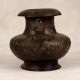 Dark Finish Vintage Brass Holy Water Pot with Spout
