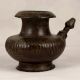Dark Finish Vintage Brass Holy Water Pot with Spout