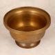 Vintage Handmade Brass Flower Pot in South Indian Art