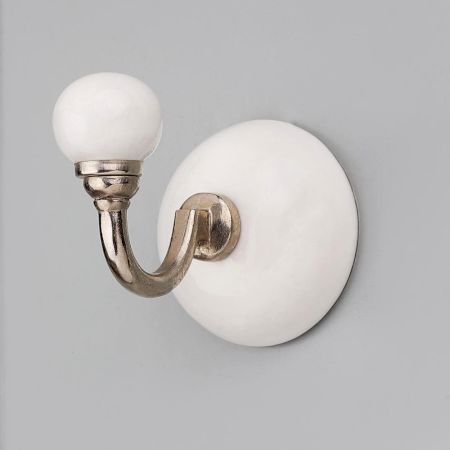 Solid White Wall Hooks