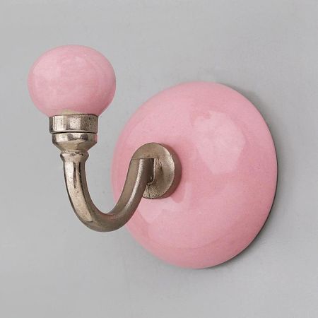 Solid Pink Wall Hooks